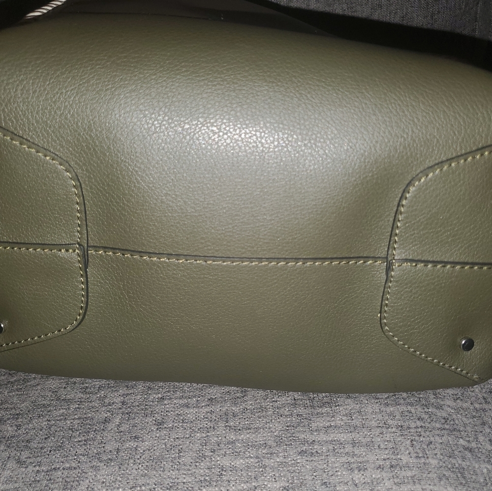 Zara Basic Collection Drawstring Hobo Purse Cross… - image 8